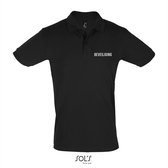 Beveiliging Polo - security kleding - zwarte polo - Maat 3XL - Reflecterende bedrukking voor extra zichtbaarheid