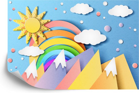 Papier peint photo pour Enfants - Paysage coloré