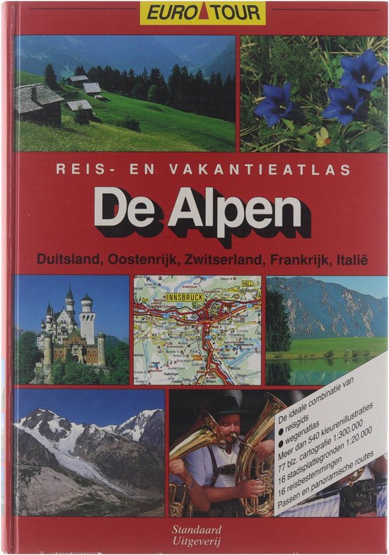 Reis- en vakantieatlas de Alpen - cover