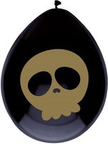Ballonnen Halloween Skull (6 stuks) - Halloween - Halloween Decoratie - Halloween Versiering - Halloween Ballonnen