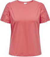SEULEMENT CARMAKOMA CARIMMA LIFE SS EMB. Haut Femme TOP JRS - Taille XL