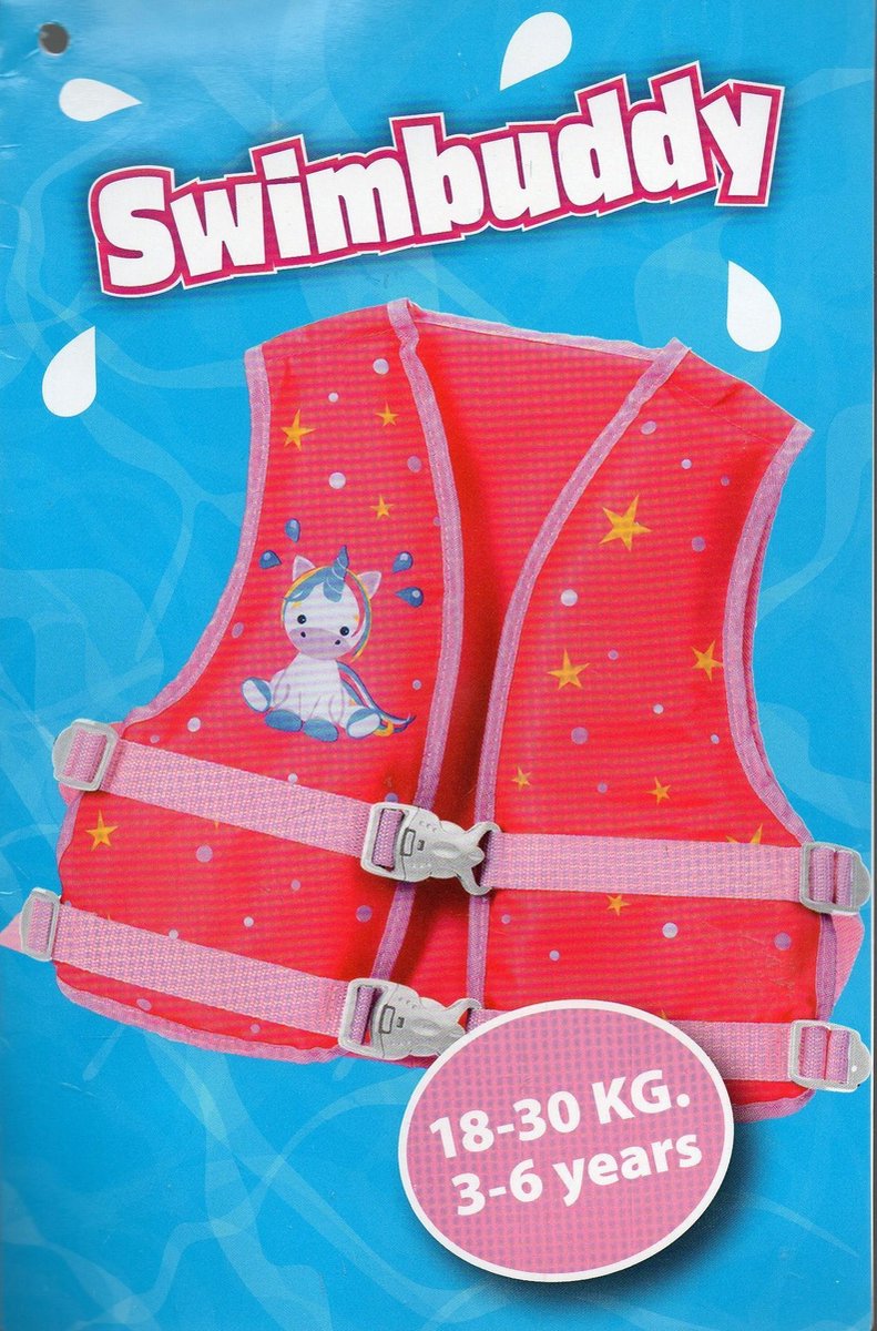 zwemhulp unicorn 18 - 30 kg/ 3 - 6 jaar roze