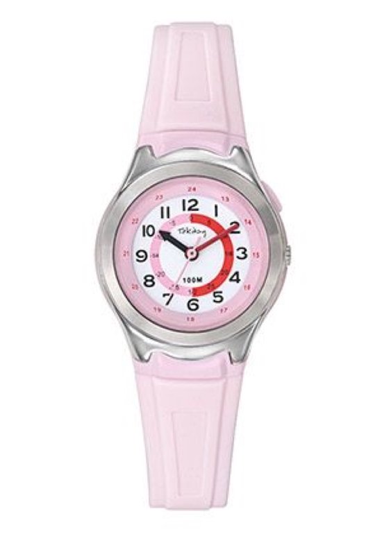 Tekday-Kinder horloge-28MM-Roze-Waterdicht-Analoog-Achtergrond verlichting