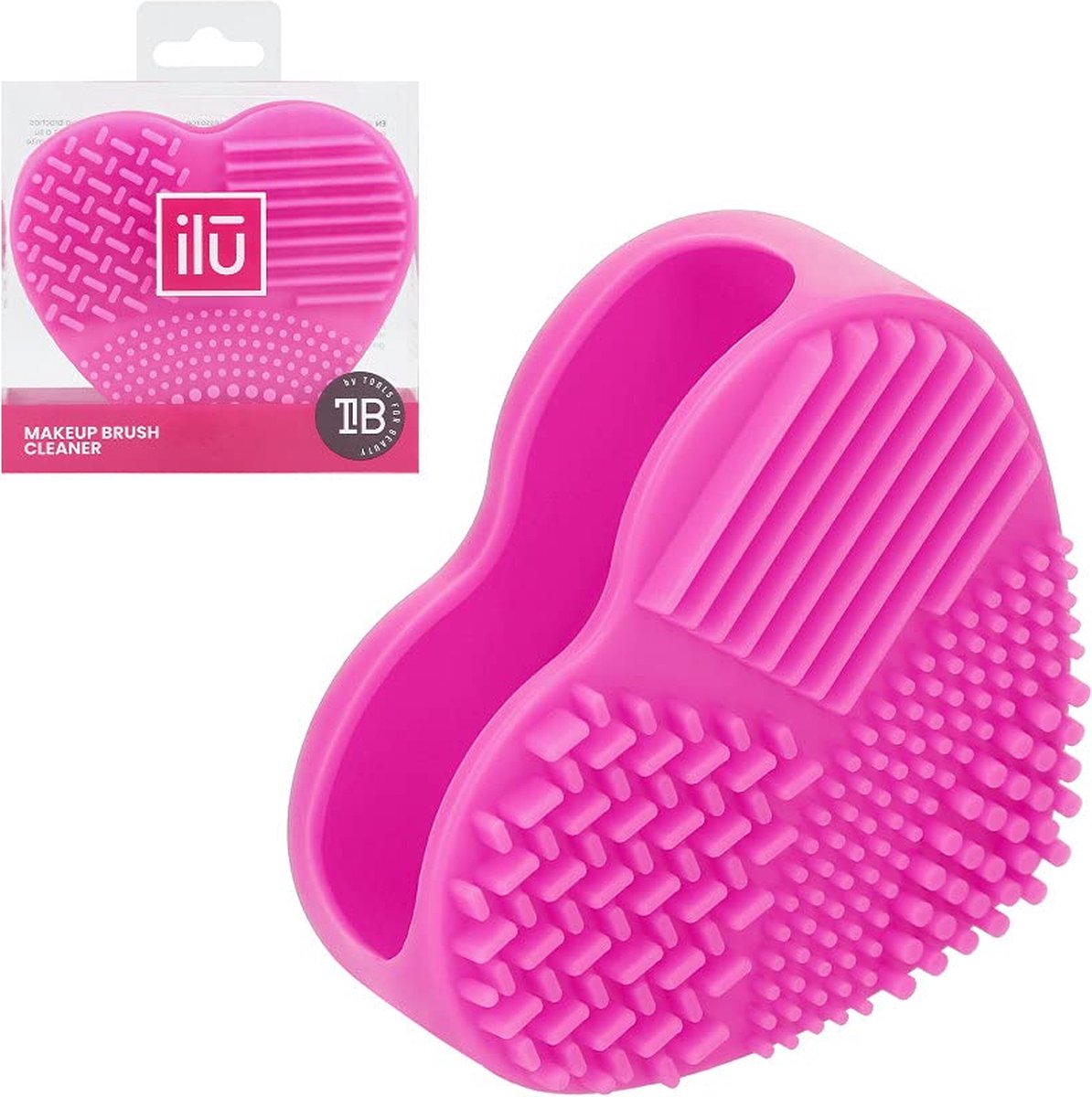 Reiniger Voor Make-Upborstels Ilū Hart Siliconen Roze