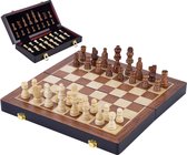 Engelhart jeu d'échecs pliable 38,5 Cm Essenhout brun 33 pièces