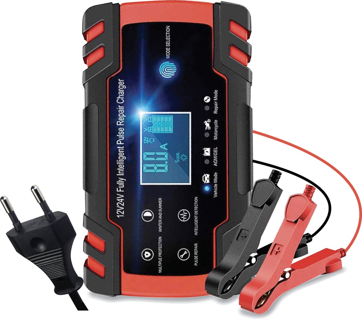 Chargeur de batterie universel portable 12V pour la voiture et la moto