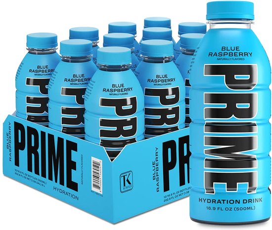 Foto: Prime hydration drink blue raspberry uk 12 pack 