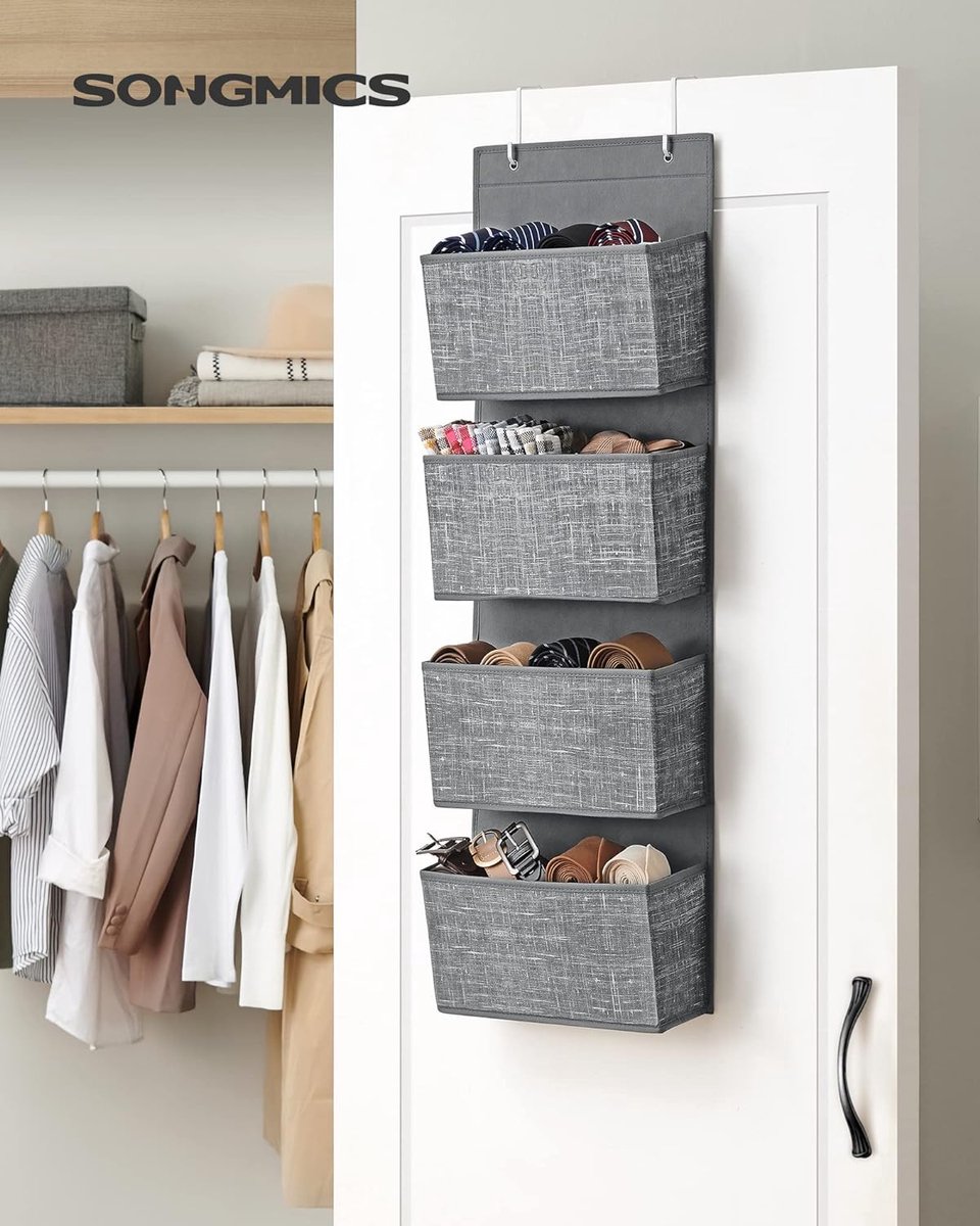 Organisateur Poche Mural 2 Sacs Organisateurs Muraux Suspendus - Poches Avec 3 Compartiments Pour Rangement Portaoggetti Da Appendere