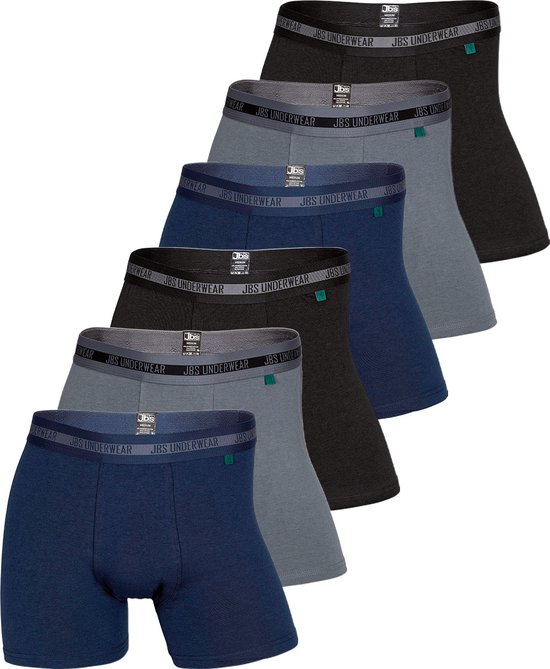 JBS Lot de 6 shorts/pantalons longs pour hommes Bamboo