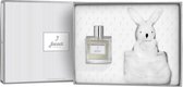 JACADI PARIS Le Bébé Geschenkset - Eau De Soin Parfum 100 ml & Knuffel - Baby Cadeau, Kraamcadeau, Baby Geschenkset