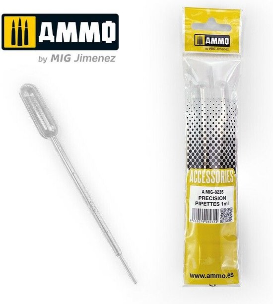 AMMO MIG 8235 Petites Pipettes 1ml - 4pc Ensemble d' Accessoires de vêtements pour bébé