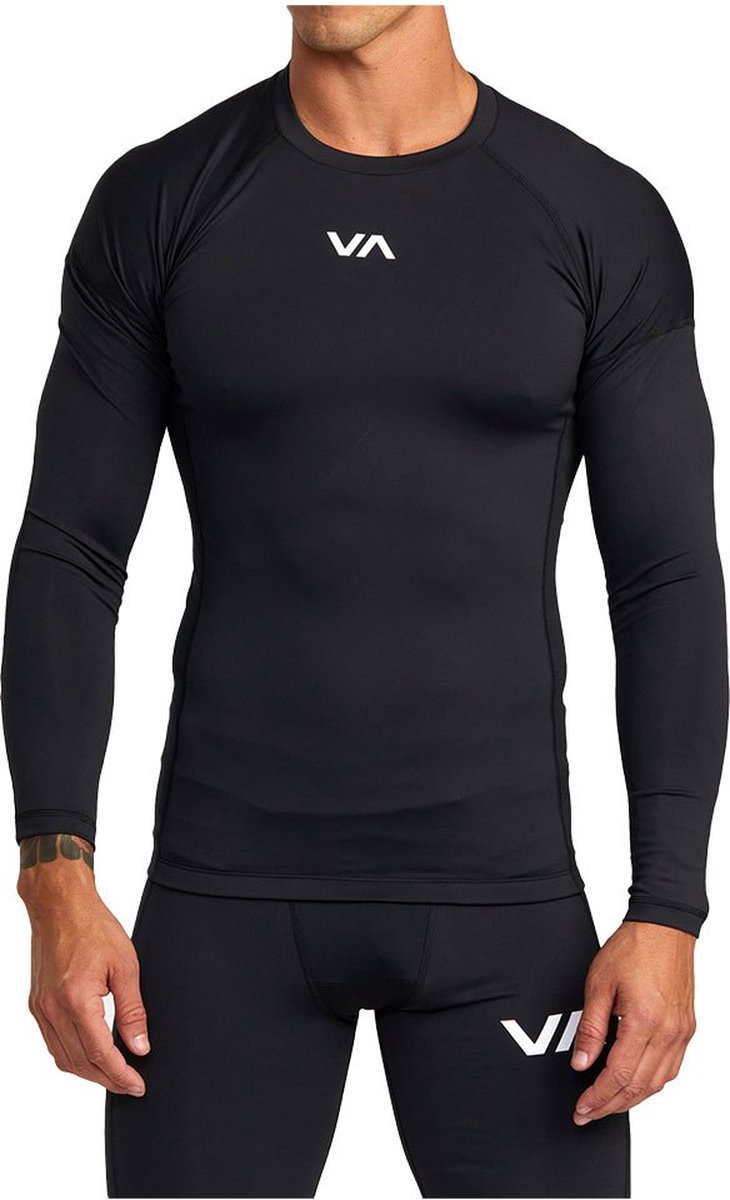 Rvca Compression Lange Mouwenshirt Zwart XL Man