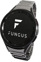 Fungus - Smartwatch bandje - Geschikt voor Samsung Galaxy Watch 6, Watch 5 (Pro), Watch 4 - Metaal - Gepolijst - Zilver