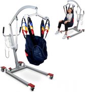 Mobiclinic Fortuna Basis Passieve tillift - Inclusief harnas met 4 haken - Gebruiken tijdens opladen - Compact - Max 135kg