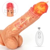 Hugo - Stotende dildo - Dildo - dildo op afstandsbediening - seks speeltjes-verwarmde dildo-roterende dildo