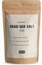 Cupplement - Sel de la Mer Morte 250G - Sel Fin - Sels de bain - Sel Marin