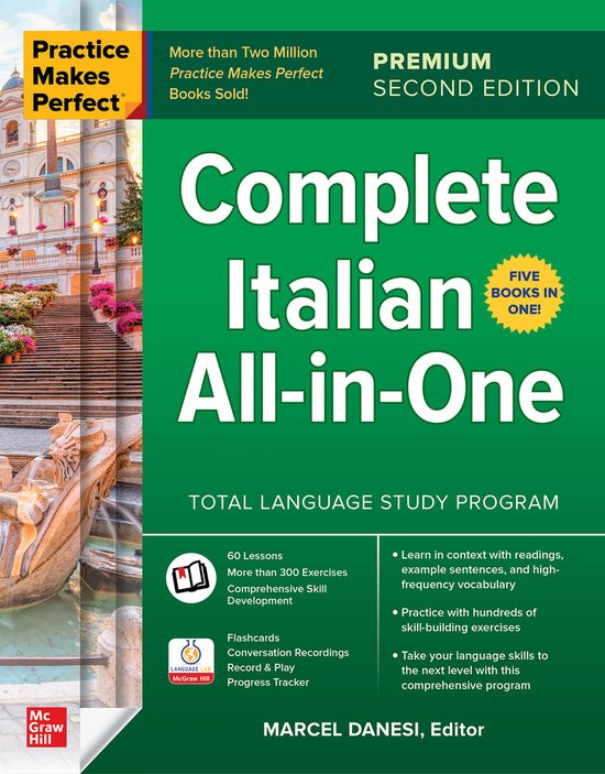 Practice Makes Perfect: Complete Italian All-in-One, Premium ... - cover