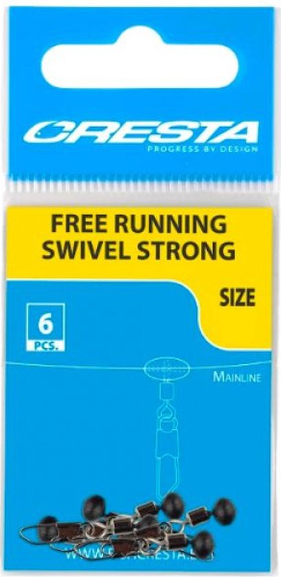 Cresta Free Running Swivel Strong (6 pcs) - Maat : nr 12 - Cresta