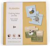 Filibabba duo puzzel - vind mijn huis op de boerderij