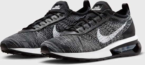 Nike Air Max Flyknit Racer - Gris loup/ White-Noir - Taille 40 | bol