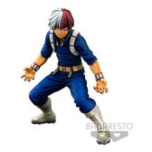 My Hero Academia - Banpresto World figurine Colosseum Modeling Academy - Super Master Stars Piece - Shoto Todoroki (Two Dimensions) figurine 21 cm