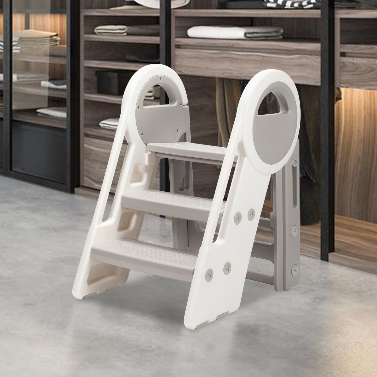 Marchepied pour enfants , Escabeau pour enfants, Tabouret pour enfants ,  Marchepied bébé , tabouret antidérapant , Escabeau Enfant pour Salle de  bains/Toilette/Cuisine /Salon