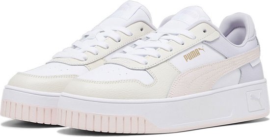 Puma carina clearance sneakers wit/roze