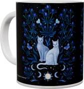 Blue Thistle And Cat - Mok 440 ml