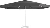 The Living Store Parasoldoek Antraciet 500 cm Water- en UV-bestendig 100% Polyester