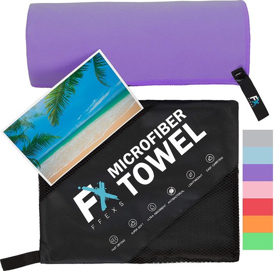Microvezel Handdoek - Fitness Sport & Reis Microfiber Handdoek - Compact, Licht en Extreem Zacht