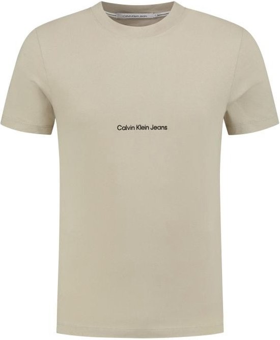 Calvin Klein - T-shirt institutionnel - Plaza Taupe