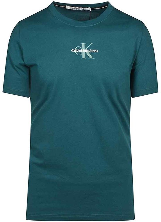 Calvin Klein - T-shirt Monologo Regular - Atlantic Deep