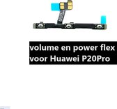 Togadget® - geschikt voor Huawei P20 Pro power en volume Flex Kabel - aan uit knop - volume up volume down