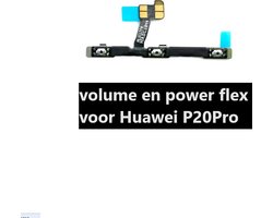Togadget® - geschikt voor Huawei P20 Pro power en volume Flex Kabel - aan uit knop - volume up volume down