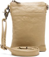 Chabo Bags - Diva Phone Bag - sac de téléphone - Sac crossbody - Cuir - Crème