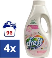 Dreft Ultimate Care Lessive Liquide Peaux Sensibles - 4 x 1,32 l (96 lavages)