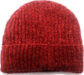 Muts met Rand - Extra Dik - Beanie - One Size - Rood