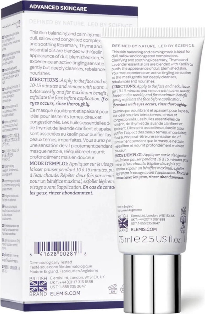 Elemis Herbal Lavender Repair Masker 75 ml