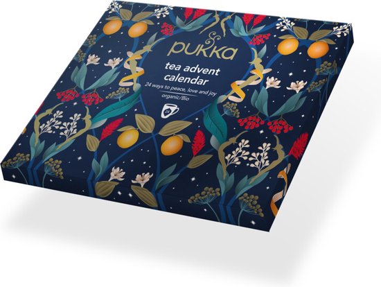 Pukka Kruidenthee - Thee - Adventskalendar - 24 theezakjes - Geschenkverpakking