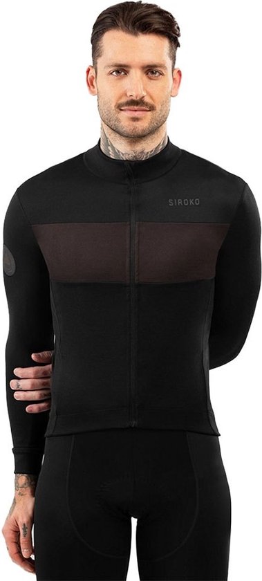 Ademend Compressie Shirt Siroko Srx Pro Kühtai Trui Met Lange Mouwen Zwart S Man | Bol Siroko - Wielershirt Met Lange Mouwen Siroko Srx Dome 4