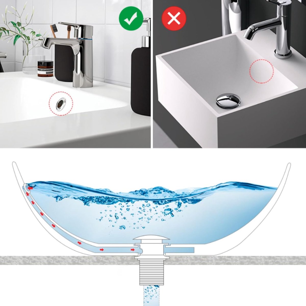 Engelbach afvoergarnituur wastafel zonder overloop pop up incl. 4