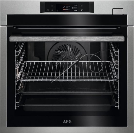 Foto: Aeg bse782080m ecoline 8000 serie steamboost inbouwoven combi heteluchtoven stoomoven