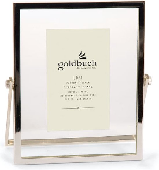 GOLDBUCH GOL-960380 luxe zilverkleurige fotolijst LOFT voor 5x8 cm foto