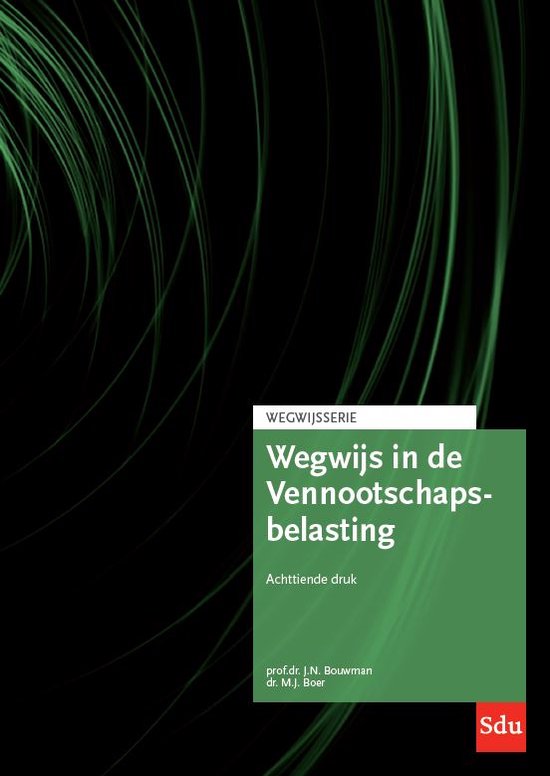 Wegwijsserie - Wegwijs in de Vennootschapsbelasting. - cover
