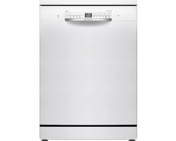 Bosch SMS2HTW02E - Serie 2 - Vaatwasser - Vrijstaande vaatwasser - 60 cm - Wit - Energielabel D - Home Connect - Extra Droog: optie voor extra grondige droogresultate