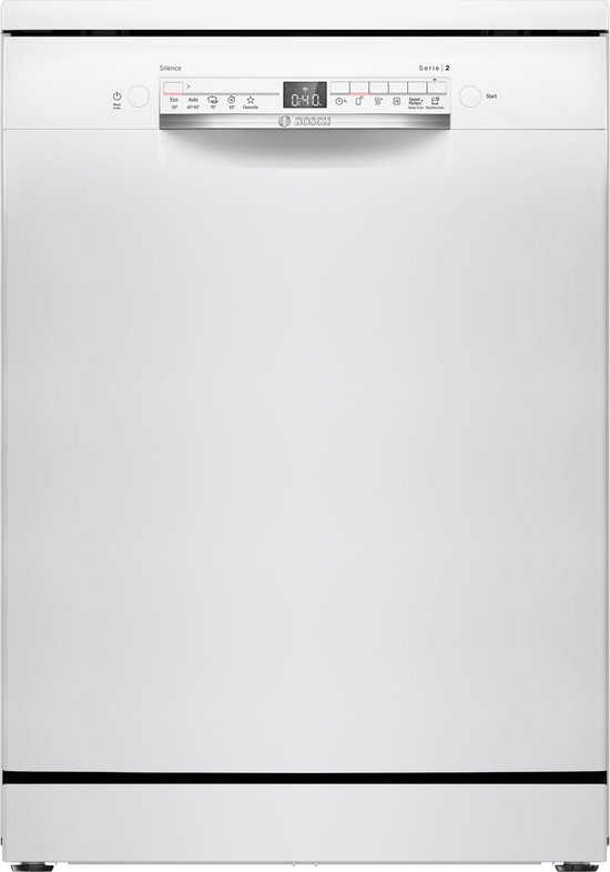 Bosch SMS2HTW02E - Serie 2 Vrijstaande vaatwasser - 60 cm - Wit - Energielabel D - Home Connect