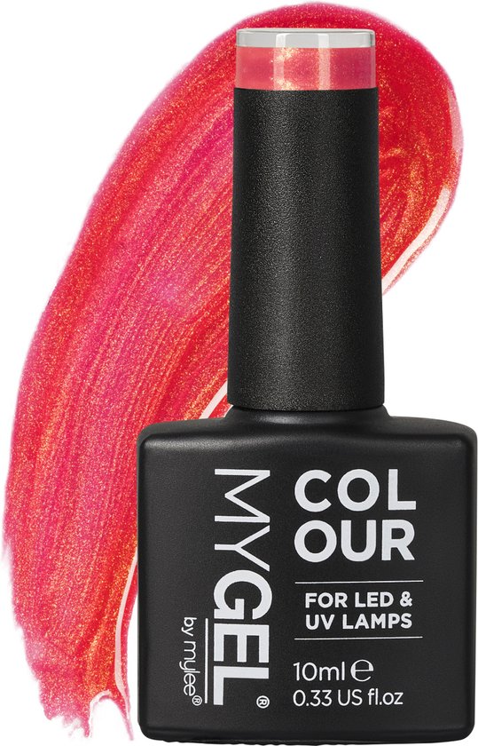 Foto: Mylee gel nagellak 10ml rose spirit uv led gellak nail art manicure pedicure professioneel thuisgebruik fine glitters range langdurig en gemakkelijk aan te brengen