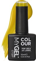 Mylee Gel Nagellak 10ml [Buttercup] UV/LED Gellak Nail Art Manicure Pedicure, Professioneel & Thuisgebruik [Yellow Range] - Langdurig en gemakkelijk aan te brengen