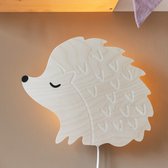 Houten wandlamp kinderkamer | Egel - blank | toddie.nl
