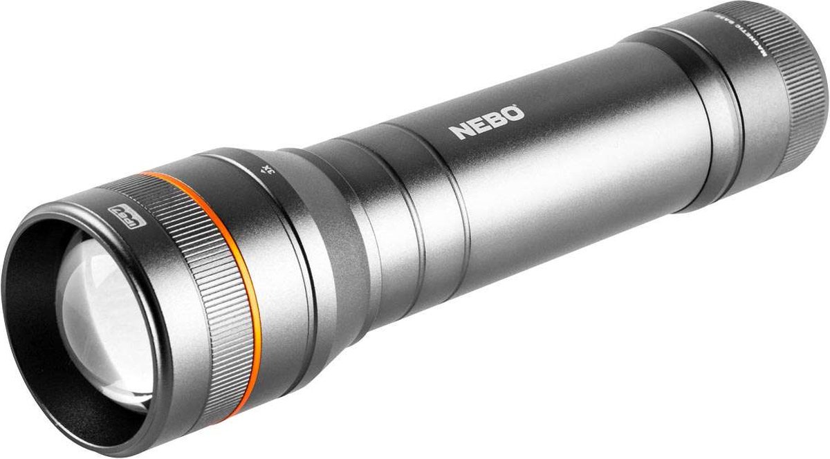 Nebo Newton 1000 Zaklamp Aluminium Zwart
